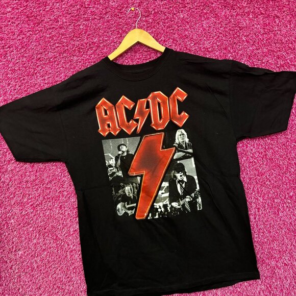 AC/DC Pwr Up Live in Concert Poster Heavy Metal Band Tee XL - Picture 3 of 5